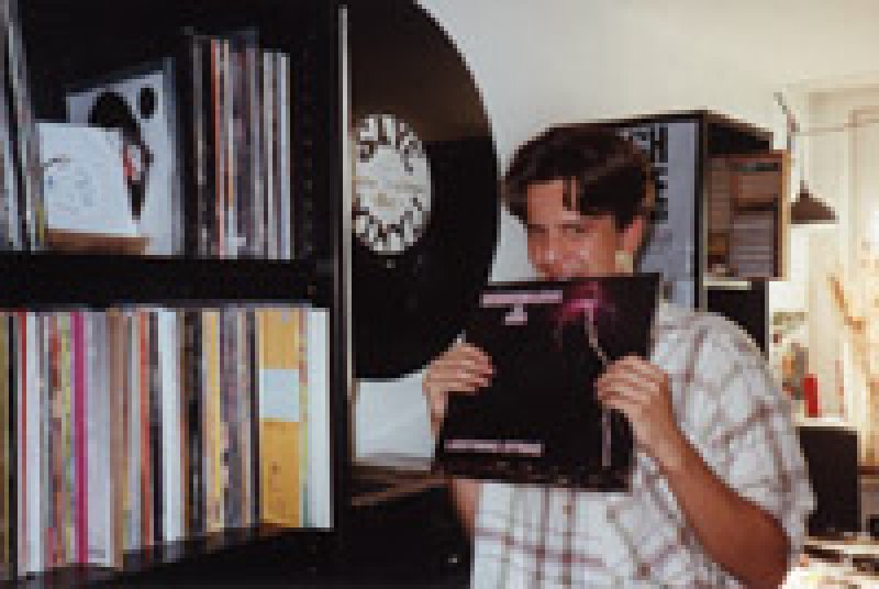 Trying to eat a vinyl record