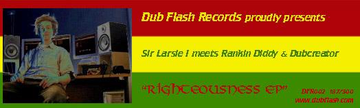 DFR002 Sir Larsie I "Righteousness EP" 12" sticker